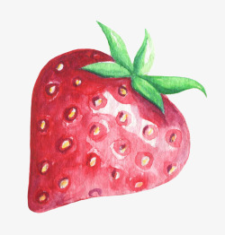 卡通手绘水果装饰海报草莓素材