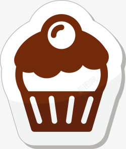 美味小蛋糕矢量图素材