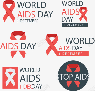 艾滋病艾滋病日图标图标