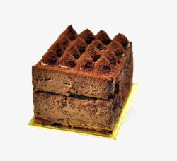 法式巧克力蛋糕素材