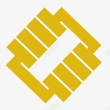 质感饮料瓶黄色浙商银行logo矢量图图标图标