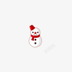 带帽子的雪人雪人高清图片