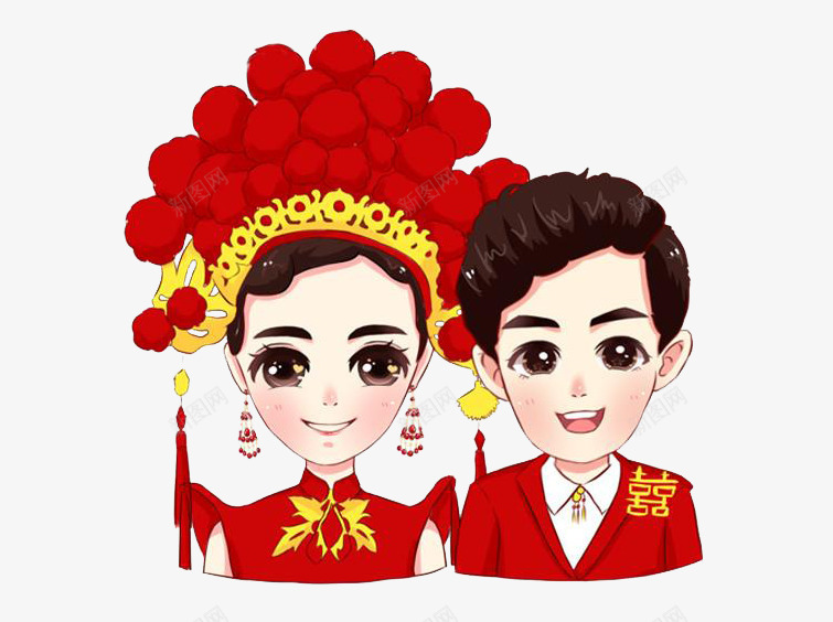 古装夫妻照png免抠素材_88icon https://88icon.com png 复古 婚庆素材 结婚