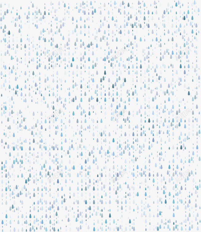 蓝色雨滴背景png免抠素材_88icon https://88icon.com 淅淅沥沥小雨 蓝色 雨滴 雨点矢量背景