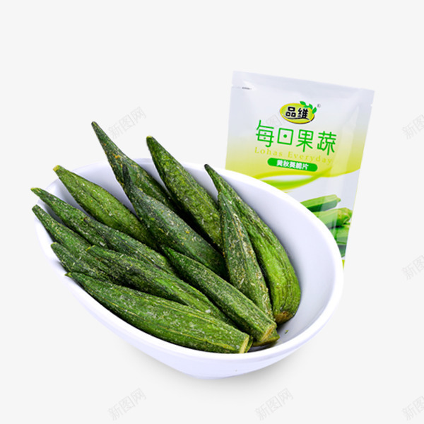 秋葵脆片png免抠素材_88icon https://88icon.com 小吃 干货 年货 红色 绿色 美味 蔬菜 零食