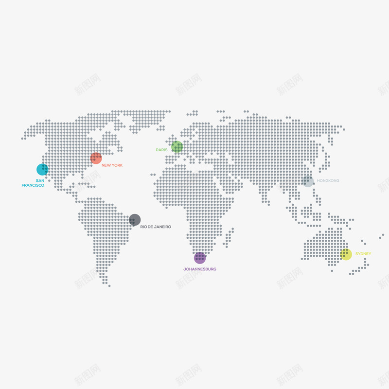 灰色世界地图矢量图ai免抠素材_88icon https://88icon.com ppt 世界 世界地图轮廓 分析 各地 地图 彩色 灰色 点状 矢量图 科技