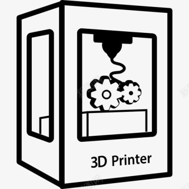 凹槽打印机3D打印机工具设置图标图标