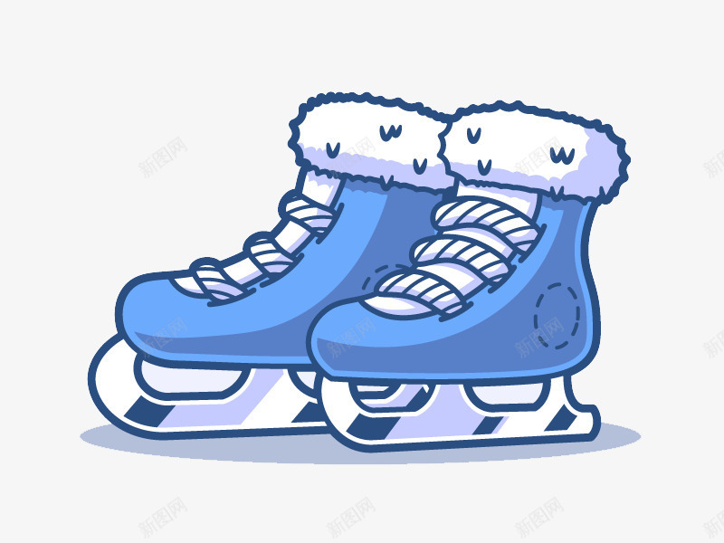 卡通滑冰鞋png免抠素材_88icon https://88icon.com png免抠素材 冬天 溜冰鞋 滑冰鞋 运动