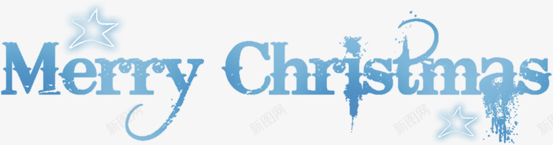 蓝色创意文字效果MERRYCHRISTMASpng免抠素材_88icon https://88icon.com merrychristmas 创意 效果 文字 蓝色