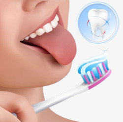 保护养护牙齿素材