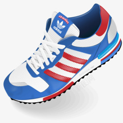 创意跑步鞋鞋鞋子阿迪达斯Adidasicons高清图片