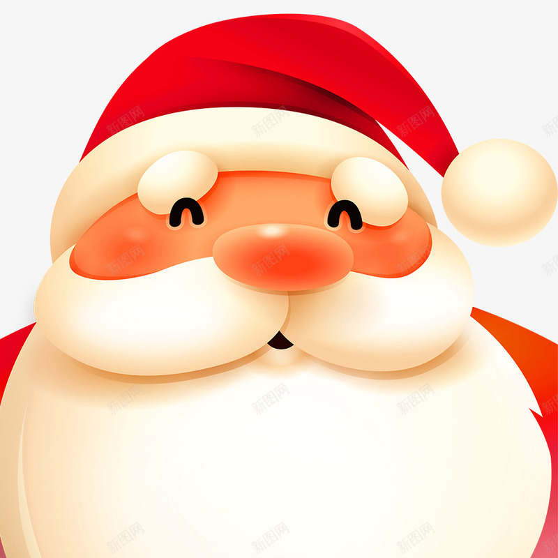 慈祥的圣诞老人psd免抠素材_88icon https://88icon.com 圣诞帽子 圣诞快乐 圣诞老人 圣诞节 慈眉善目 插画 笑容 红色 节日气氛