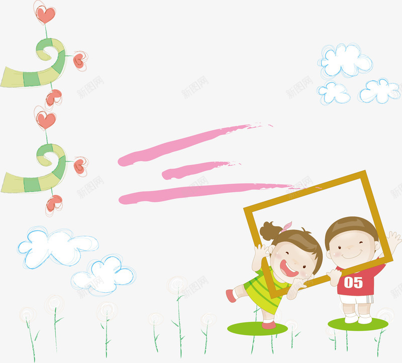 儿童春季画画卡通海报促销png免抠素材_88icon https://88icon.com 儿童 儿童卡通 儿童海报 儿童画画 儿童素材 春季 春季海报 画画