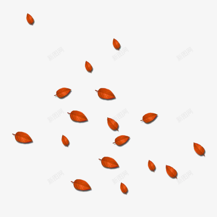 落叶枯叶飘散png免抠素材_88icon https://88icon.com 枯叶 秋天 落叶 黄色