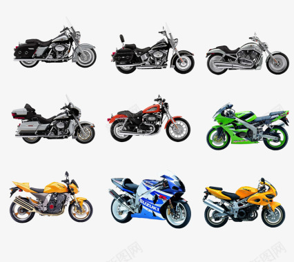 超酷摩托车系列图标图标