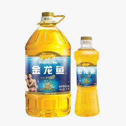 赞助金龙鱼两瓶调和油高清图片