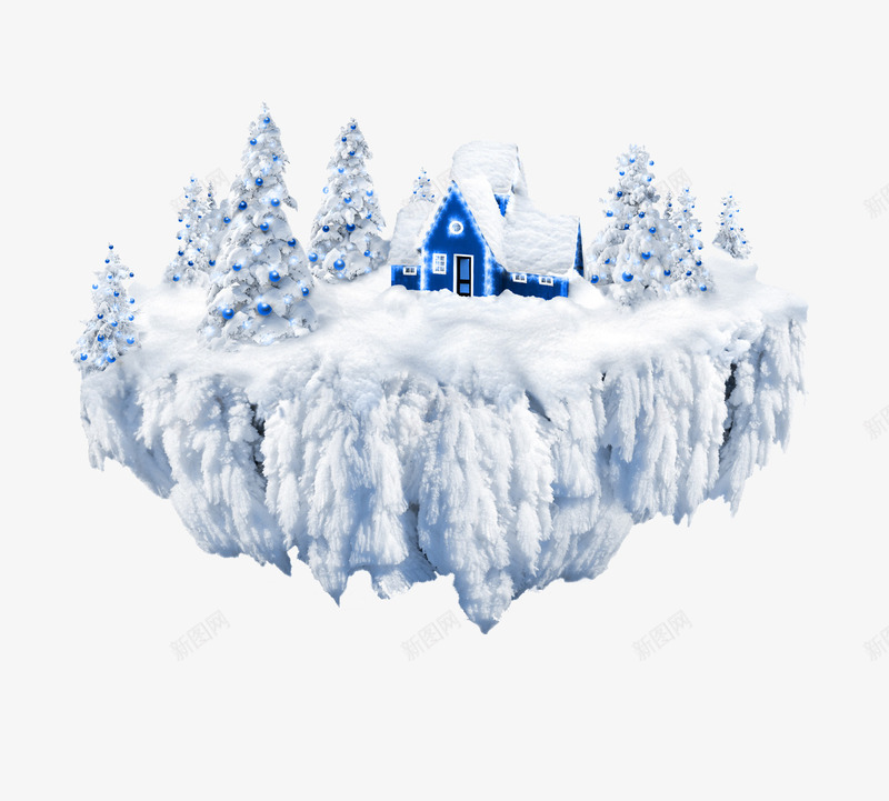 冰雪小屋圣诞季节png免抠素材_88icon https://88icon.com 冰雪 圣诞 季节 小屋