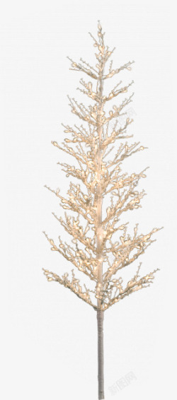 树白色立面树圣诞树素材