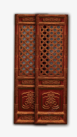 中国风古典木门素材