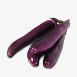 紫色食材茄子高清图片