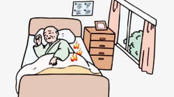 实物免抠电热毯卡通电热毯取暖漫画高清图片