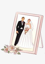 婚庆相框png免抠素材_88icon https://88icon.com 人物 卡通人物 婚庆 相框 结婚
