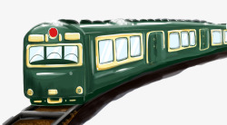 绿皮2018春运回家的火车海报高清图片
