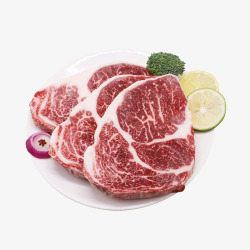 韩式美食眼肉牛排摄影作品高清图片
