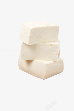 豆制品图片白色堆叠方块豆腐高清图片
