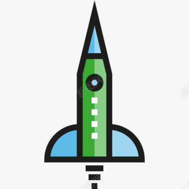 太空船火箭图标图标