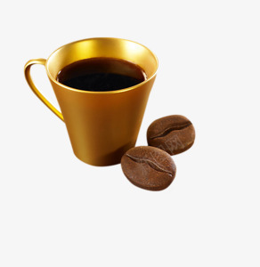 金色杯子和咖啡豆png免抠素材_88icon https://88icon.com 咖啡 咖啡杯 咖啡豆 水杯 金杯 金色杯子