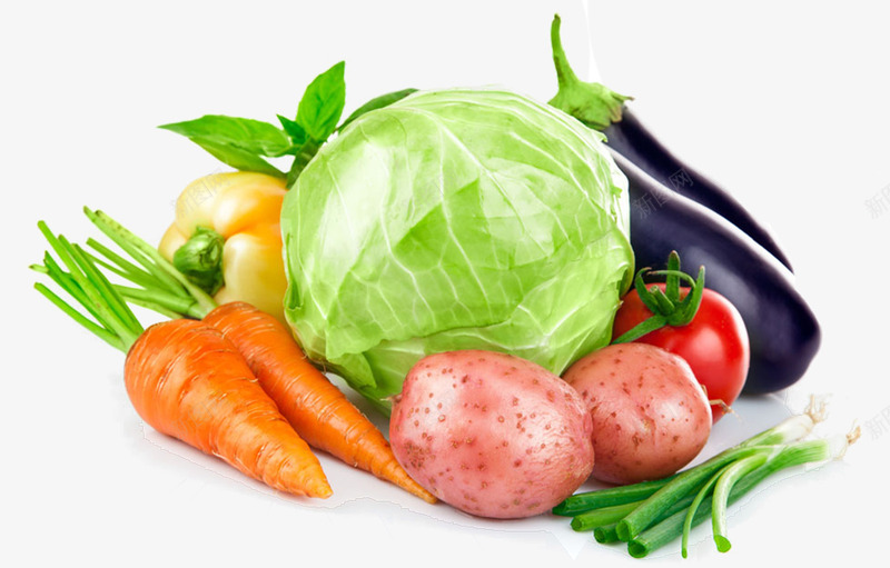新鲜的无污染蔬菜psd免抠素材_88icon https://88icon.com 切好的蔬菜 有机蔬菜 果蔬 绿色蔬菜 茄子 蔬菜 西红柿