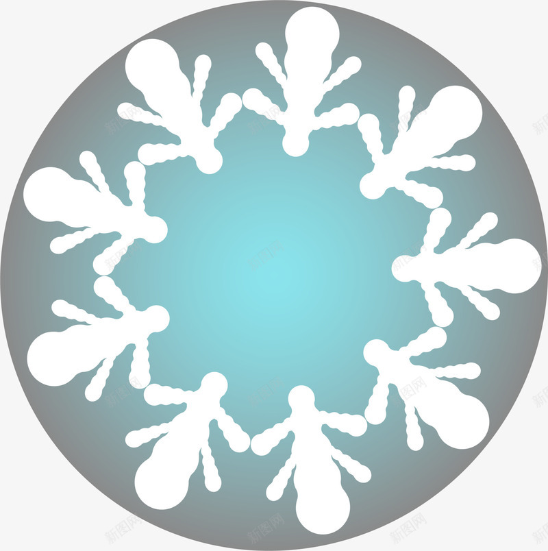 闪耀梦幻雪花png免抠素材_88icon https://88icon.com winter 冬天 冬季 寒冬 装饰图案 闪耀雪花 雪花片 飘雪