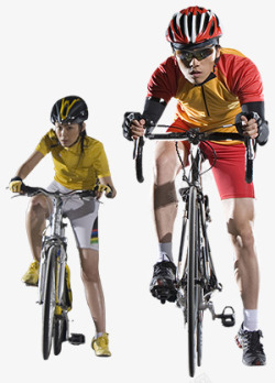 骑自行车元素骑自行车的人正面照高清图片