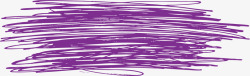 彩铅小鱼紫色彩铅笔刷涂鸦手绘矢量图高清图片