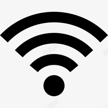 无线网络连接无线网络中信号的符号图标图标
