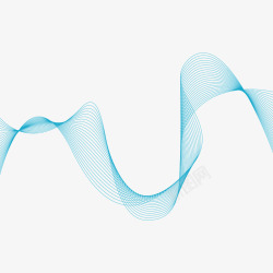 分子分解图案科技曲线矢量图高清图片