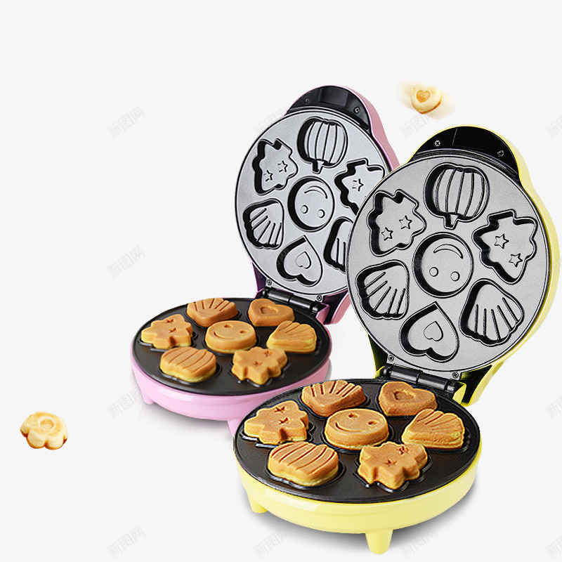 卡通蛋糕机png免抠素材_88icon https://88icon.com 产品实物 多功能 模具 电器 电饼铛
