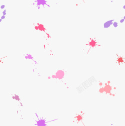 紫色水彩背景素材