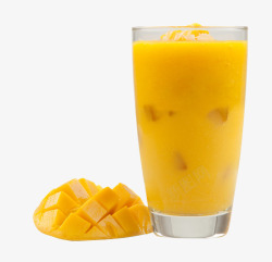 新鲜的芒果汁芒果茶高清图片