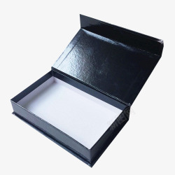 皮带包装盒高档黑色礼品盒高清图片