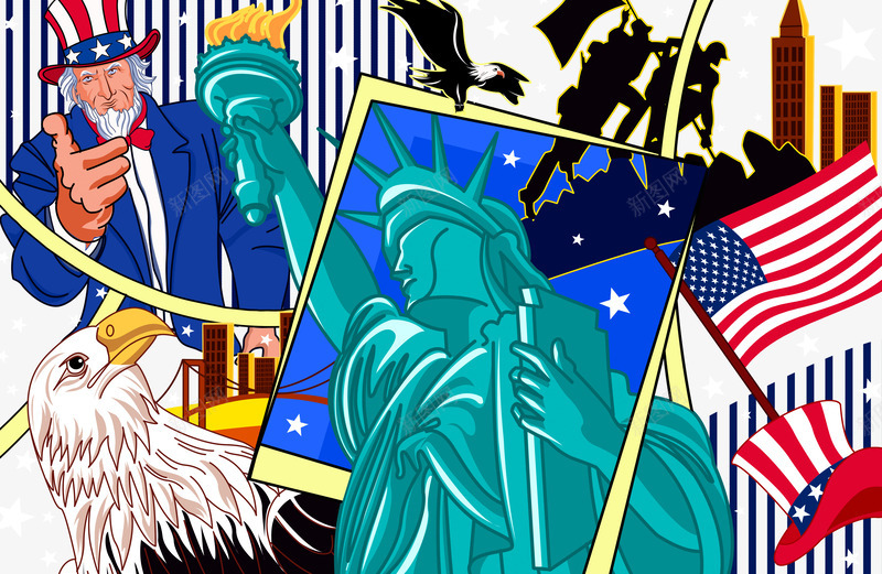 卡通自由女神像美国标志png免抠素材_88icon https://88icon.com 女像 女神 标志 美国 自由女像 自由女神