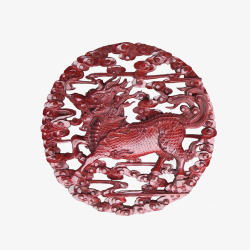 腾云驾雾镂空木雕素材