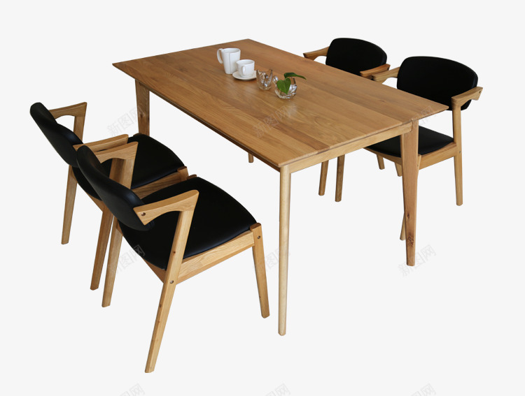 一套餐桌椅png免抠素材_88icon https://88icon.com 原木 家具 小木桌 木制 木桌 桌子 桌椅 餐桌 餐椅