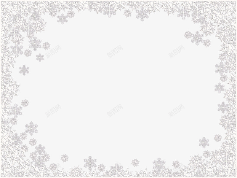 2018新年白色浪漫雪花边框png免抠素材_88icon https://88icon.com 冬天 冬天雪花 圣诞雪花 新年祝福 新年背景 白色 白色圣诞 雪花 飘雪圣诞