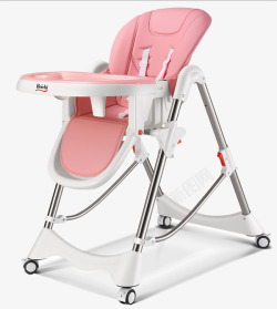 粉色宝宝餐椅素材