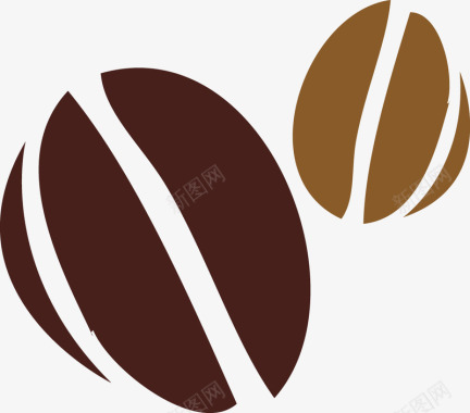 咖啡豆矢量图图标图标