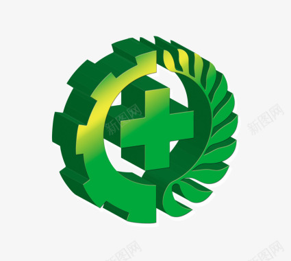 绿色PNG安全生产标志图标图标