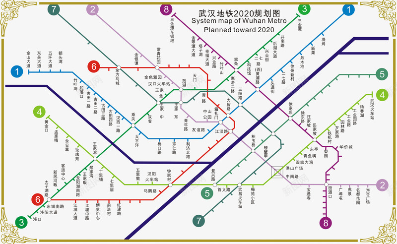 武汉地铁2020规划图png免抠素材_88icon https://88icon.com 区位规划 地铁2020规划图 地铁规划图 武汉 武汉地铁2020规划图 矢量武汉地铁2020规划图