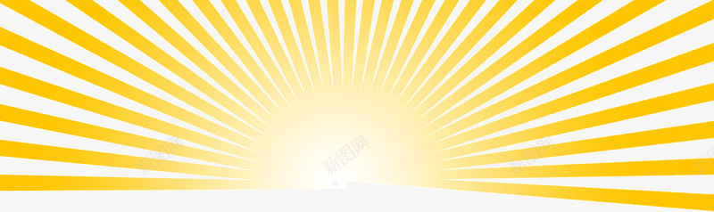 黄色放射日光美景卡通创意png免抠素材_88icon https://88icon.com 创意 卡通 放射 日光 美景 黄色